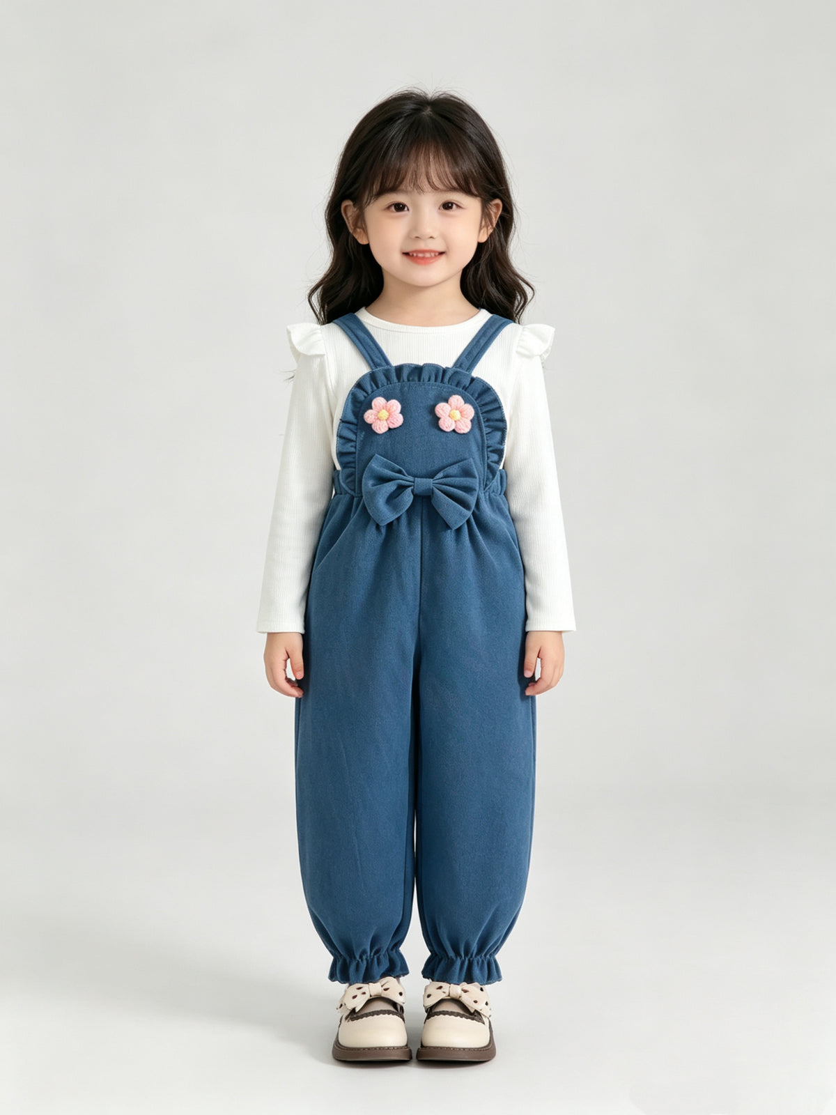 Girls Bib Pants Suit